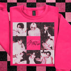 Stray Kids Collage graphic sweatshirt featuring Love Dreams Stray Kids Kpop Fan Crewneck