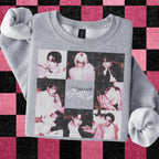 Stray Kids Collage graphic sweatshirt featuring Love Dreams Stray Kids Kpop Fan Crewneck