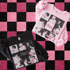 Stray Kids Collage graphic sweatshirt featuring Love Dreams Stray Kids Kpop Fan Crewneck in Ash