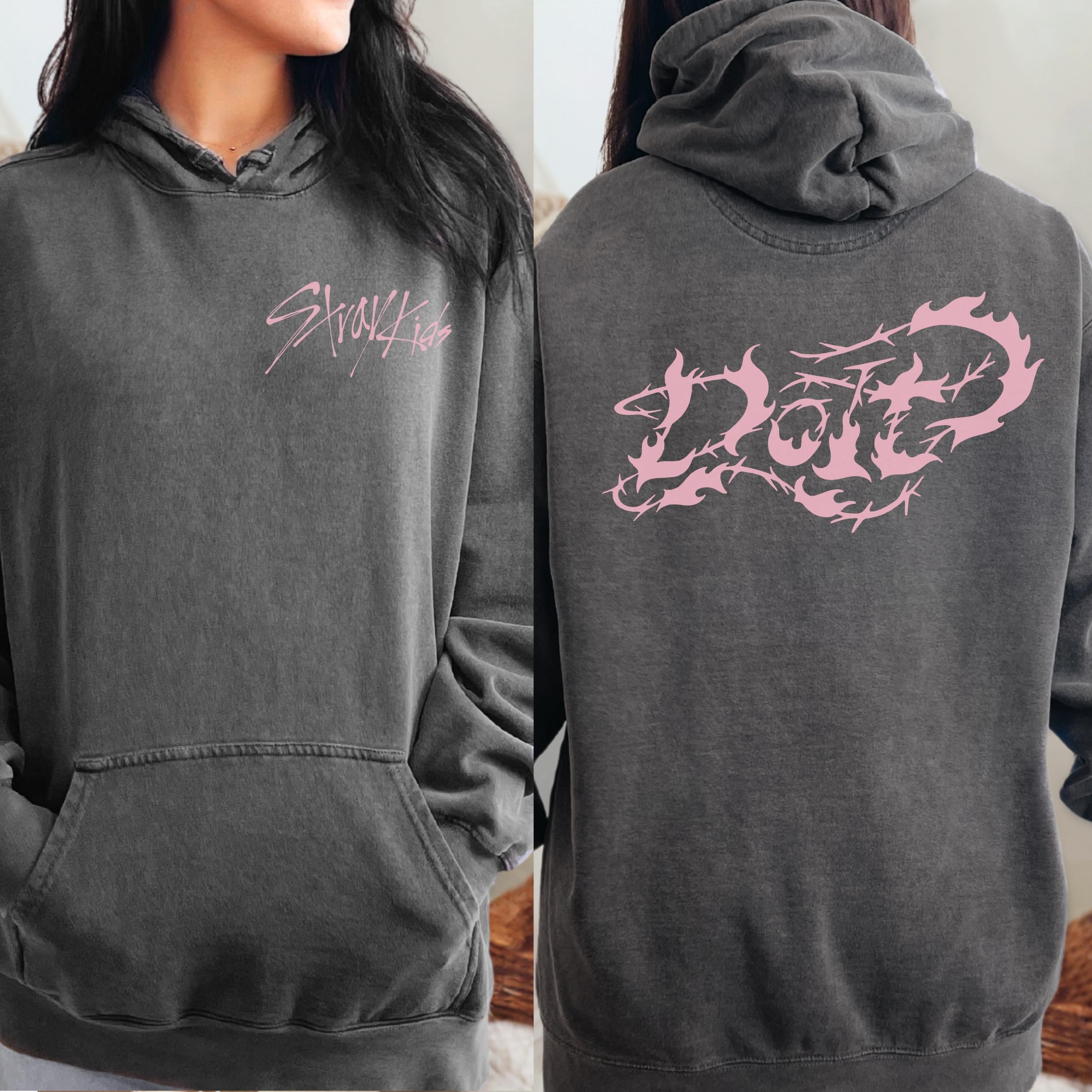 Do It Stray Kids fan Hoodie, Pink Kpop Fan Merch, SKZ Apparel Comfort Colors