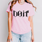 Additional photo of Stray Kids Fan-Made “Do It” Gothic Graphic T-shirt