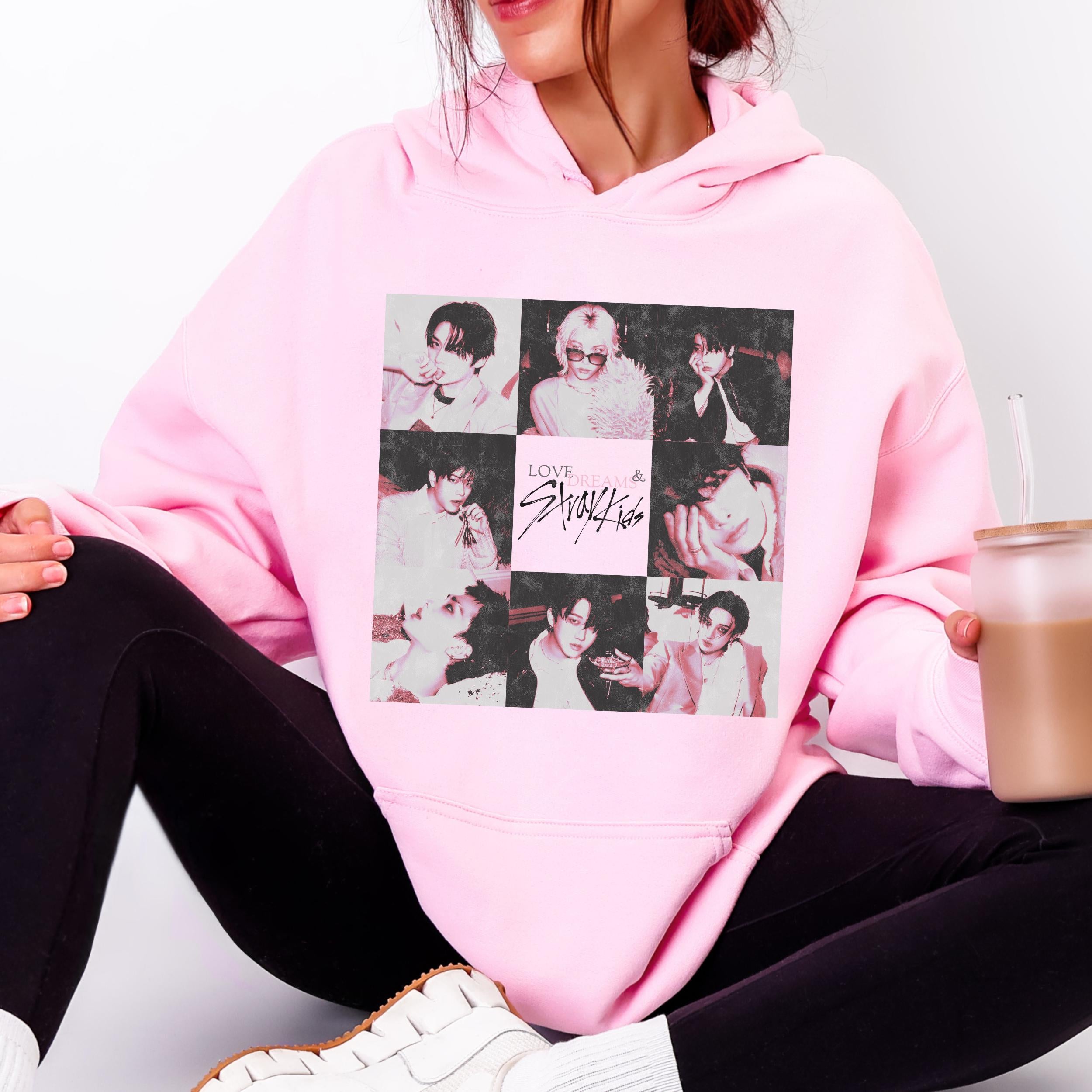 Do It Stray Kids fan Hoodie, Pink Kpop Fan Merch, SKZ Apparel