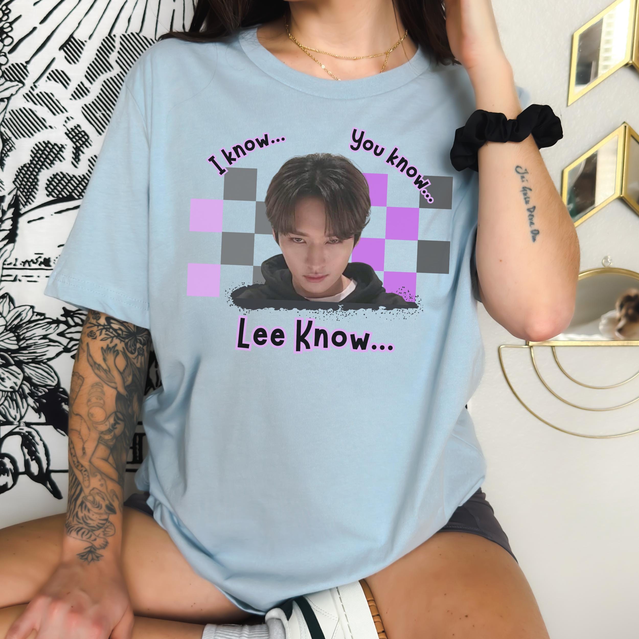 Lee Know Kpop Shirt I Know You Know Meme Shirt | Stray Kids Fan Inspired Tee | STAY Humor Shirt