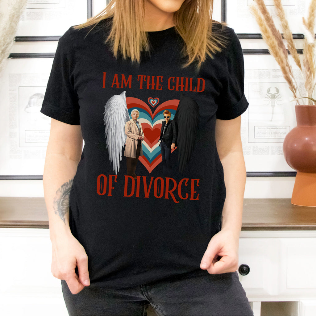 Good Omens Child of Divorce Shirt | Ineffable Duo Funny Fandom Tee