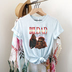 Good Omens Bildad the Shuhite graphic shirt featuring Crowley Bildad Graphic Tee