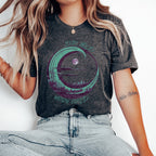 Stay Wild Moon Child graphic shirt featuring Crescent Moon Nature Graphic Tee