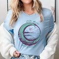 Stay Wild Moon Child graphic shirt featuring Crescent Moon Nature Graphic Tee