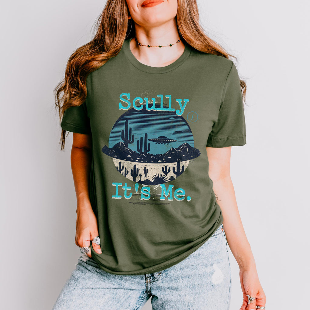 Scully It's Me graphic shirt featuring Funny X-Files Shirt