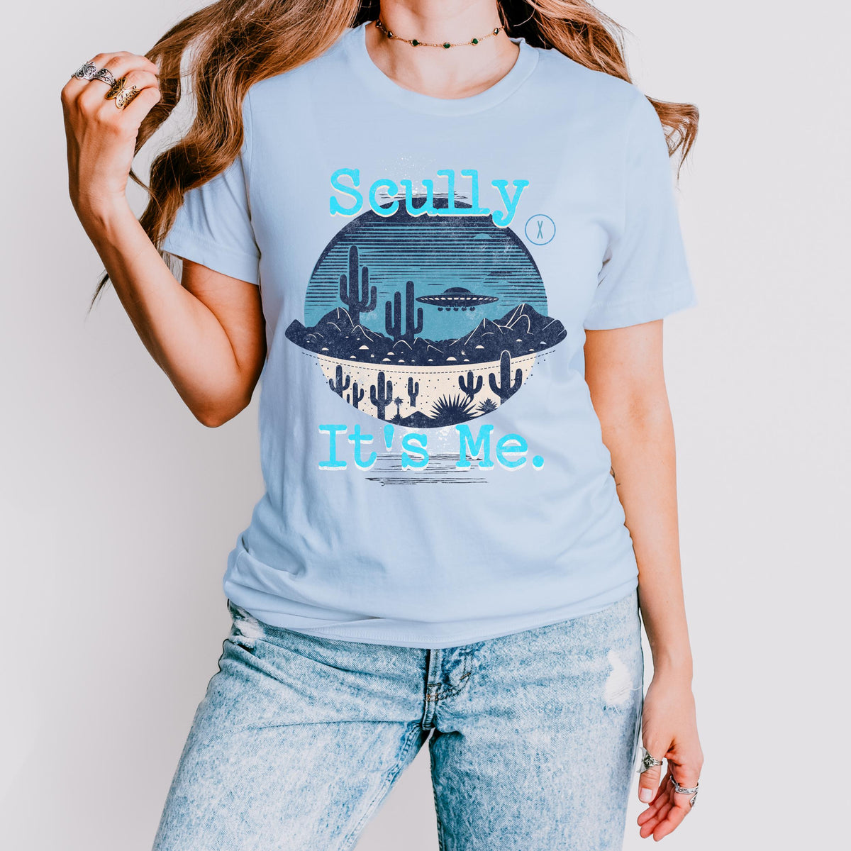 Scully It's Me graphic shirt featuring Funny X-Files Shirt