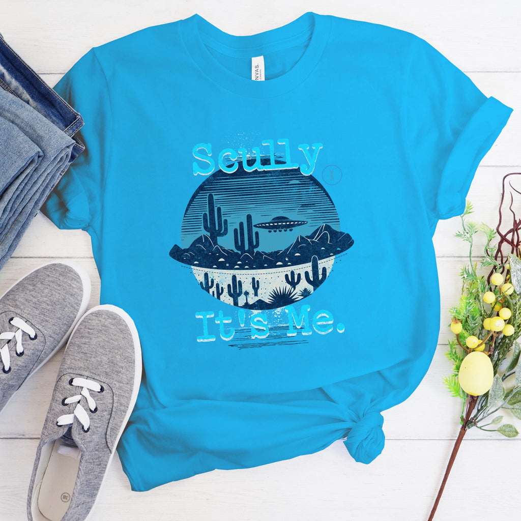 Scully It's Me graphic shirt featuring Funny X-Files Shirt