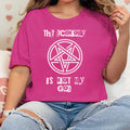 The Economy Is Not My God Pentagram Graphic graphic shirt featuring Anticapitalist Feminist Shirt