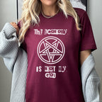 The Economy Is Not My God Pentagram Graphic graphic shirt featuring Anticapitalist Feminist Shirt