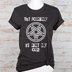 The Economy Is Not My God Pentagram Graphic graphic shirt featuring Anticapitalist Feminist Shirt