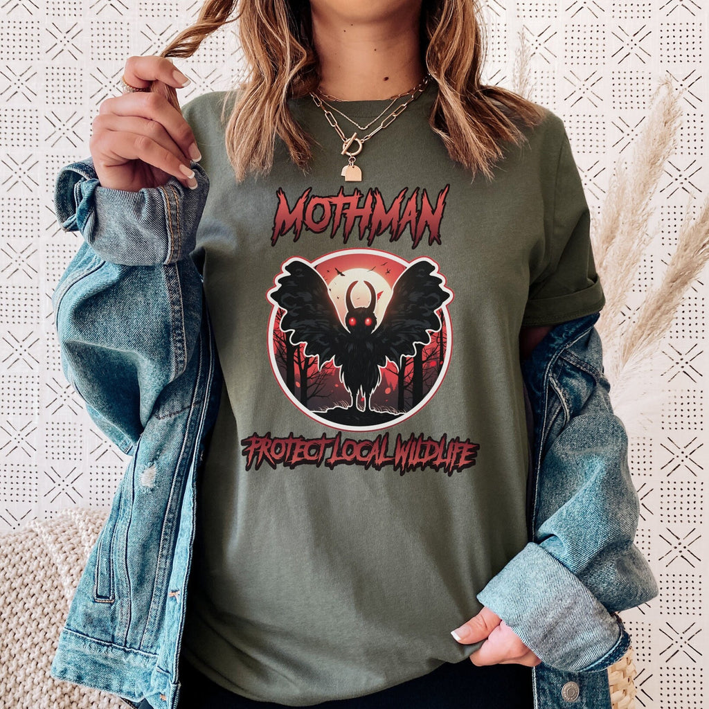 Additional photo of Mothman Protect Local Wildlife T-shirt