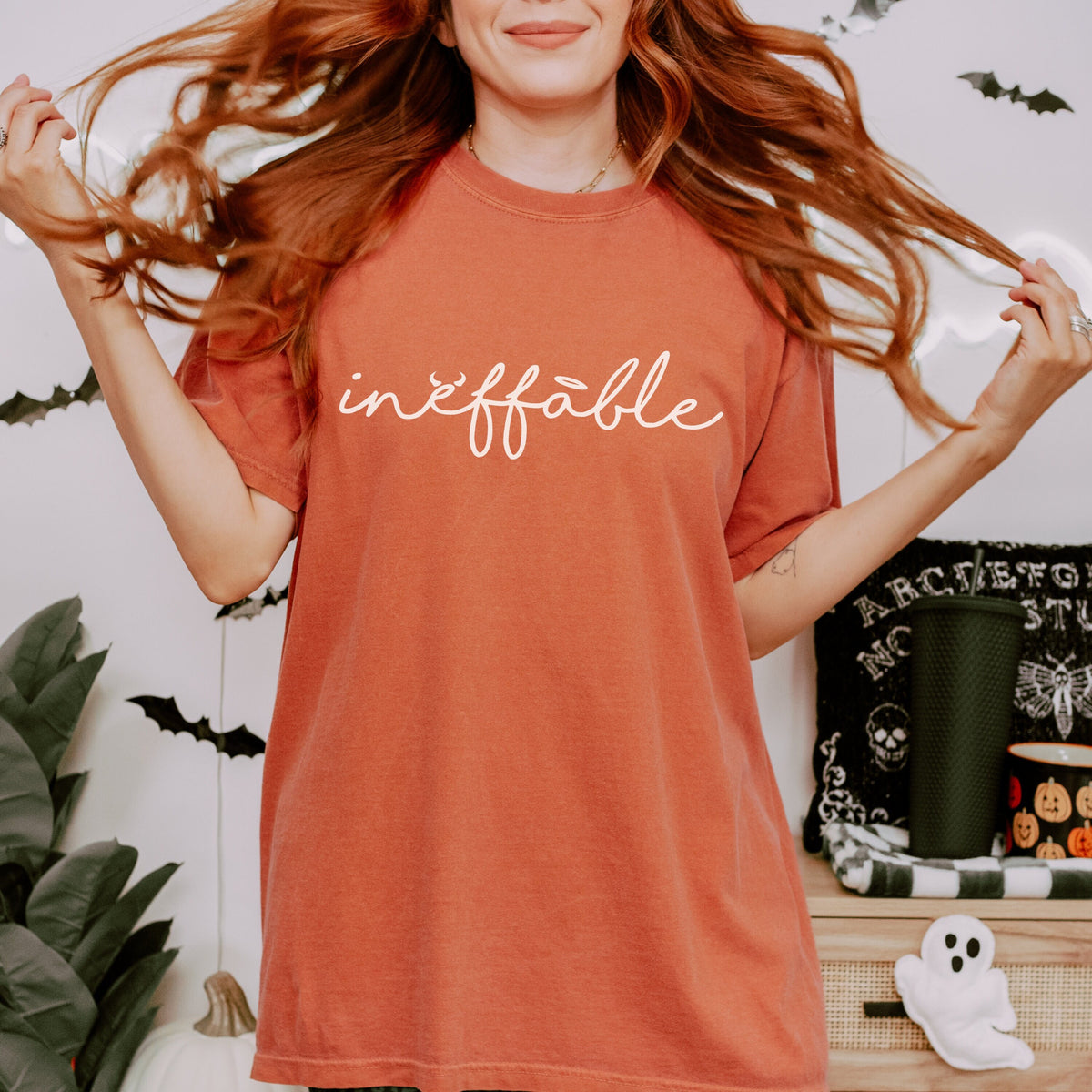 Good Omens Ineffable graphic shirt featuring Crowley & Aziraphale Comfort Colors Tee in Black