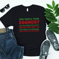 T‑ graphic shirt featuring "Can I Refill Your Eggnog?" Funny Holiday