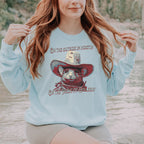 Rat Meme long sleeve graphic shirt featuring "On The Outside I'm Hootin'" Comfort Colors