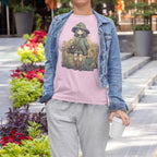 Cute Witch Graphic graphic shirt featuring Cozy Little Witch & Familiar Short Sleeve