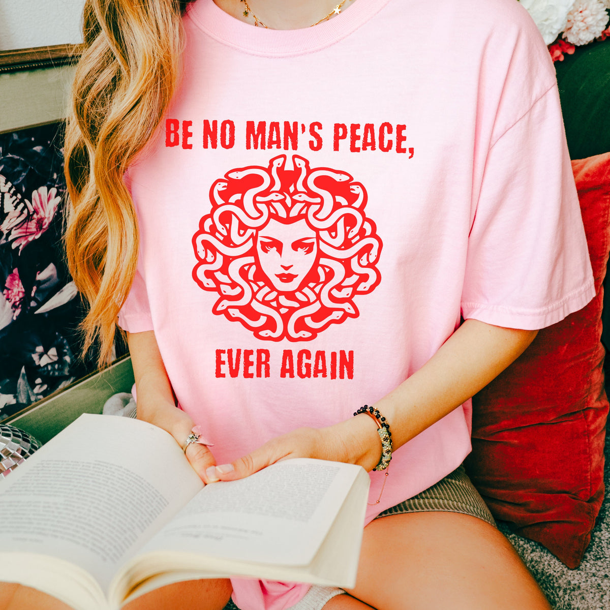 Be No Man's Peace Ever Again graphic shirt featuring Iconic Slogan T-shirt
