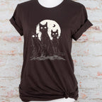 Witchy Weird Cat graphic shirt featuring Trippy Shirt in Army