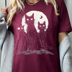 Witchy Weird Cat graphic shirt featuring Trippy Shirt