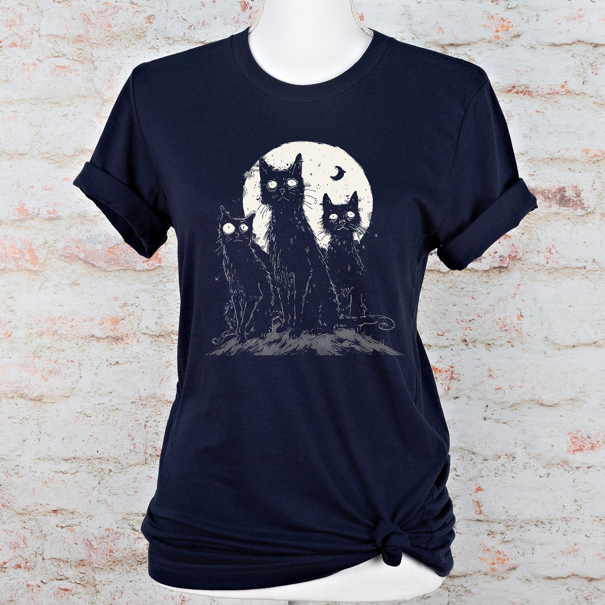 Witchy Weird Cat graphic shirt featuring Trippy Shirt