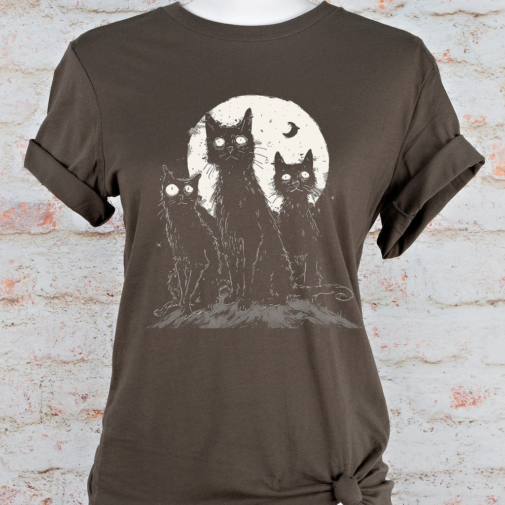 Witchy Weird Cat graphic shirt featuring Trippy Shirt