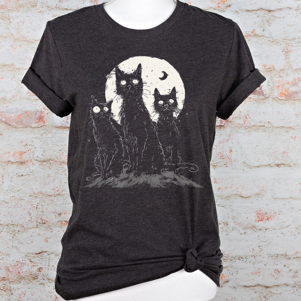 Witchy Weird Cat graphic shirt featuring Trippy Shirt