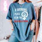 Vote graphic shirt featuring A Woman's Place Revolution