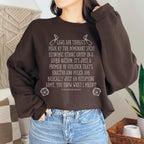Laws Are Threats graphic sweatshirt featuring Dimension 20