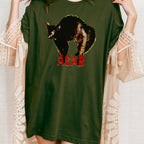 Acab Cat graphic shirt featuring College Protest Shirt