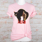 Acab Cat graphic shirt featuring College Protest Shirt