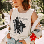 What We Do in the Shadows graphic tank top featuring Laszlo & Nadja Vampire Comedy Graphic Shirt