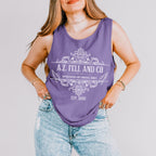 Good Omens Inspired A.Z. Fell Bookshop graphic tank top