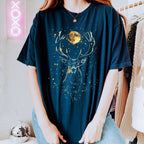 Vintage 90s Deer graphic shirt featuring Deer Stag Wilderness Shirt