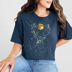Vintage 90s Deer graphic shirt featuring Deer Stag Wilderness Shirt