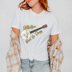 Hillbillies Need No Elegy graphic shirt featuring Appalachian Banjo Graphic Tee
