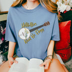Hillbillies Need No Elegy graphic shirt featuring Appalachian Banjo Graphic Tee