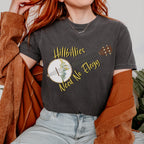 Hillbillies Need No Elegy graphic shirt featuring Appalachian Banjo Graphic Tee