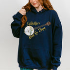 Hillbillies Need No Elegy graphic hoodie featuring Appalachian Banjo Sweatshirt