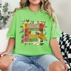 Women’s Rights Are Human Rights graphic shirt featuring Retro Floral Feminist Tee