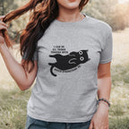 I Can Do All Things Through Spite kids shirt featuring Funny Black Cat Graphic Tee
