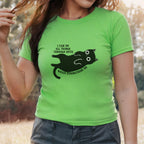 I Can Do All Things Through Spite kids shirt featuring Funny Black Cat Graphic Tee