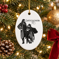 Laszlo & Nadja Bats ornament featuring What We Do in the Shadows Christmas Ornament in Oval