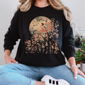 Moonlit Cherry Blossom long sleeve graphic shirt featuring Comfort Colors Botanical Nature Tee