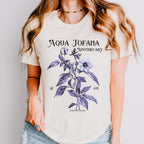 Aqua Tofana Feminist Apothecary graphic shirt featuring Belladonna Dark Academia Tee