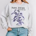 Aqua Tofana Feminist graphic sweatshirt featuring Belladonna Apothecary Crewneck