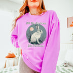 All My Systems Are Nervous graphic sweatshirt featuring Comfort Colors Rabbit Crewneck