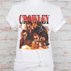 Crowley Good Omens graphic shirt featuring Vintage Style Demon Graphic Tee