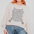 Laws Are Threats long sleeve graphic shirt featuring Bud Cubby Anti-Establishment Quote